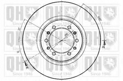 QUINTON HAZELL bdc4774 -  Тормозной диск